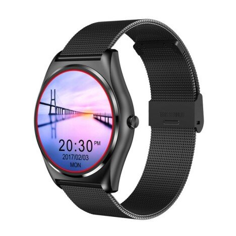 Ceas Smartwatch iUni N3 Plus, BT, 1.3 Inch, IOS si Android, Black